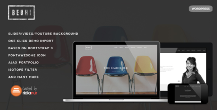 Beuh (v1.2.2) Responsive One Page Portfolio Theme
