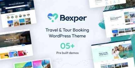 Bexper (v1.2.4) Travel & Tour Booking WordPress Theme