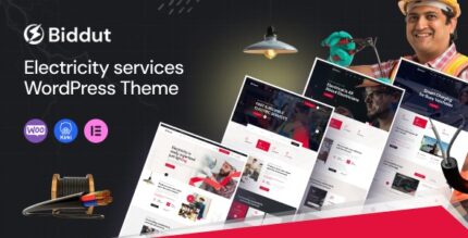 Biddut (v1.0.6) Electricity Services WordPress Theme