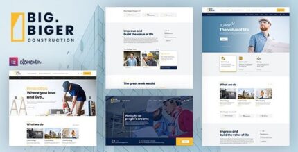 Bigger (v1.0.17) Construction WordPress Theme