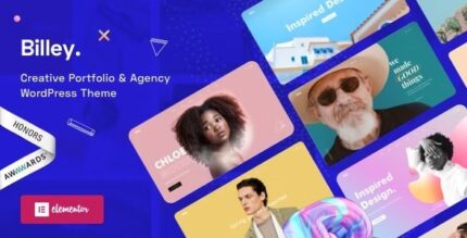 Billey (v2.1.9) Creative Portfolio & Agency Elementor WordPress Theme