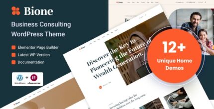 Bione (v2.0) Business Consulting WordPress Theme [Activated]