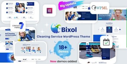 Bixol (v1.7.2) Cleaning Services WordPress