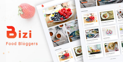 Bizi (v2.0.1) A WordPress Theme for Food Bloggers