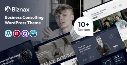 Biznax (v1.0.0) Business Consulting WordPress Theme