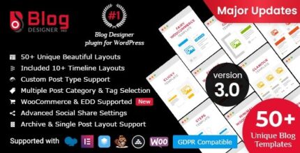Blog Designer PRO for WordPress v3.4.9
