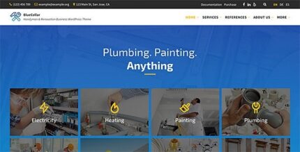 BlueCollar (v2.7.15) Handyman & Renovation Business WP Theme