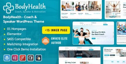 BodyHealth v1.2 Fitness & Workout WordPress Theme