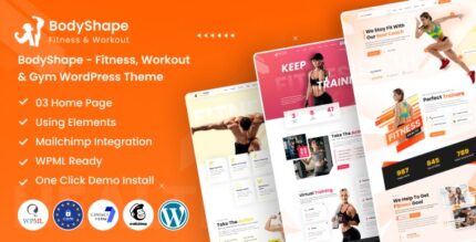 BodyShape v1.2 Fitness, Workout & Gym WordPress Theme