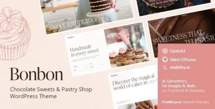 Bonbon v1.6.0 Chocolate Sweets & Pastry Theme