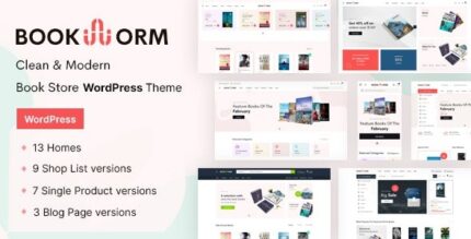Bookworm (v1.3.3) Bookstore & Bookshop WooCommerce Theme