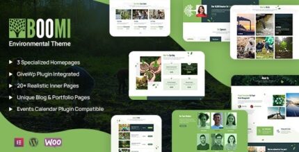 Boomi (v1.0.8) Environment & Ecology WordPress Theme