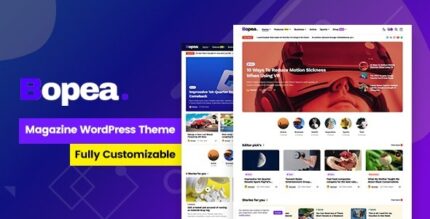 Bopea (v1.1.5) Newspaper & Magazine WordPress Theme