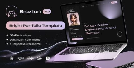 Braxton v1.0.1 – Personal Portfolio & Resume HTML Template
