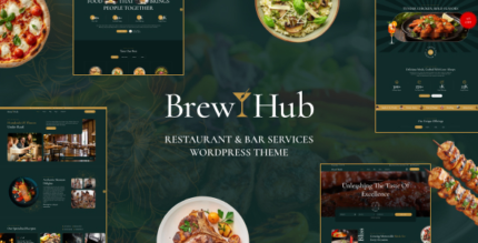 Brewhub (v1.0.1) Bar & Restaurant WordPress Theme