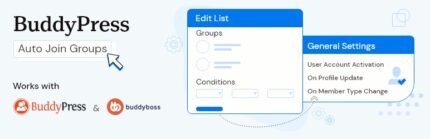 BuddyPress Auto Join Groups (v1.2.6)
