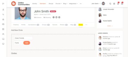 BuddyPress User Circles (v1.3.3)