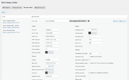 Bulk Category Editor for WooCommerce v2.6.1