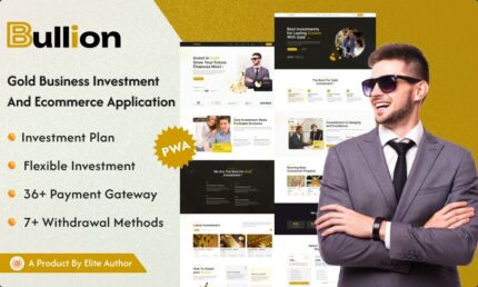 Bullion v1.0 – Gold HYIP Investment And Ecommerce Application [Activated]