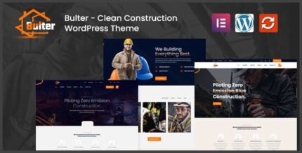 Bulter (v1.0.7) Clean Construction WordPress Theme