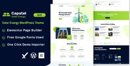 Capatel v1.0.0 Solar Energy WordPress Theme