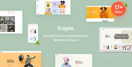 Capie (v1.0.55) Minimal Creative WooCommerce WordPress Theme