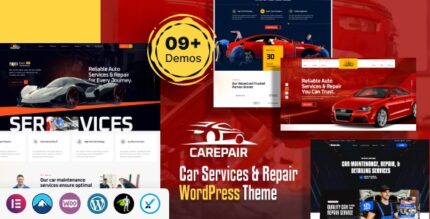 Carepair (v1.0.0) Car Service & Auto Repair WordPress Theme