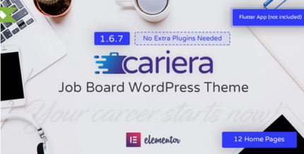 Cariera (v1.9.1) Job Board WordPress Theme