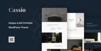 Cassio (v3.6.2) AJAX Portfolio WordPress Theme