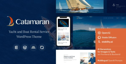 Catamaran (v1.15.0) Yacht Club & Boat Rental WordPress theme