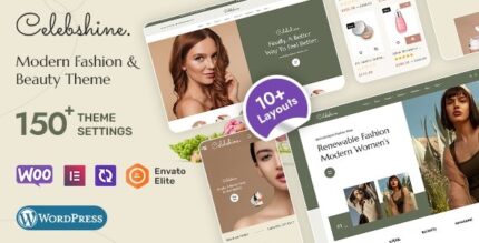 Celebshine (v1.1.5) WooCommerce Theme for Fashion & Cosmetics