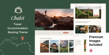 Chalet (v1.2) Travel Accommodation Booking WordPress Theme (Activated)