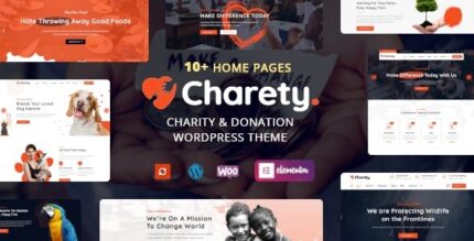 Charety (v2.0.3) Charity & Donation WordPress Theme (Activated)