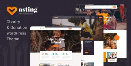Asting (v1.2.7) Charity & Donation WordPress Theme [Activated]