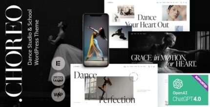 Choreo v1.6.0 Dance Studio & School WordPress Theme