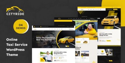 Cityride v1.0.0 Online Taxi Service WordPress Theme
