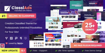 Classiads v6.2.2 Classified Ads WordPress Theme [Activated]