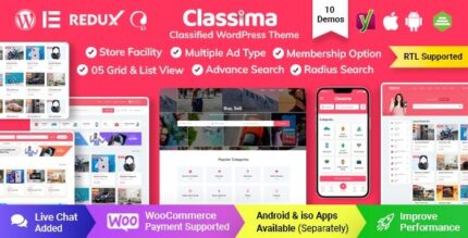 Classima (v2.14.0) Classified Ads WordPress Theme [Activated]