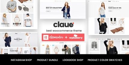 Claue v2.2.8 Clean, Minimal WooCommerce Theme