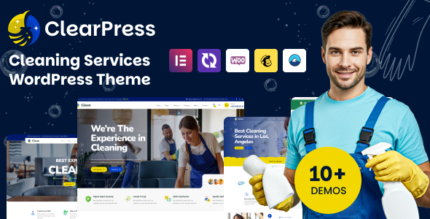 ClearPress (v1.0.1) Cleaning Services WordPress Theme