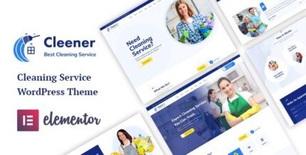 Cleener (v1.0.7) Cleaning Services WordPress Theme