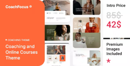 CoachFocus v1.3.0 Coaching & Online Courses WordPress Theme