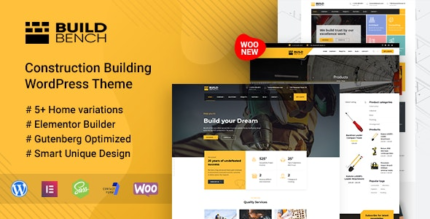 Buildbench (v2.1.5) Construction Building WordPress Theme