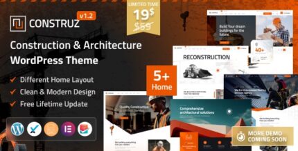 Construz (v1.0.0) Construction & Architecture WordPress Theme