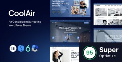 Coolair (v1.2.6) Air Conditioning & Heating HVAC WordPress Theme