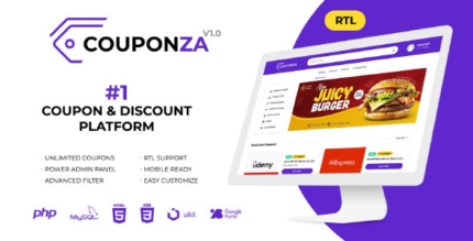 Couponza v2.0 Ultimate Coupons & Discounts Platform