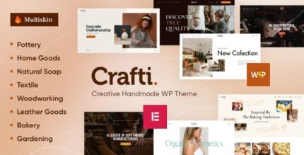 Crafti (v1.16.0) Creative Handmade WordPress Theme