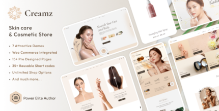 Creamz v1.0.7 Beauty Salon & Spa WooCommerce