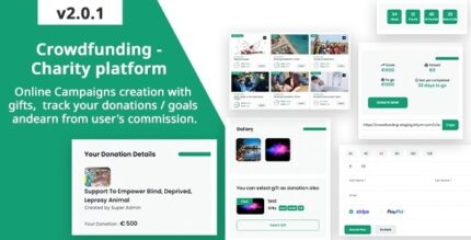 Crowdfunding v3.0.2 Fund raising platform / Charity / Donation