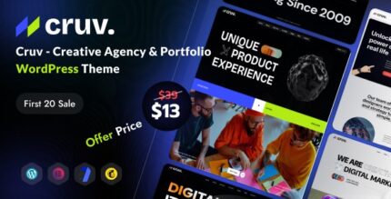 Cruv v1.0.0 Creative Agency & Portfolio WordPress Theme